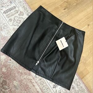 Superdown Black Mini Skirt